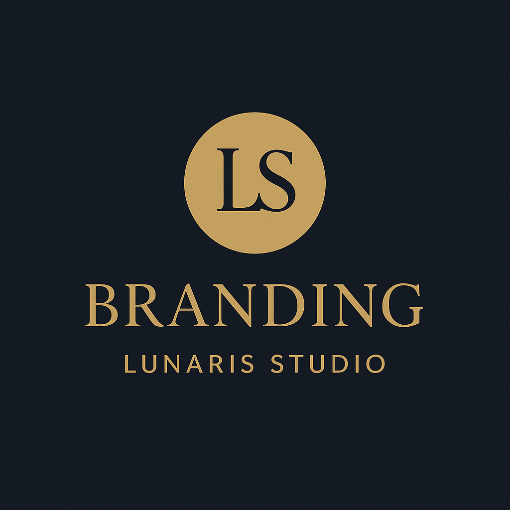 Pack Branding Completo – Todo incluido del Pack Básico más guía de marca, iconografía, portadas para redes y patrones visuales con inteligencia artificial por Lunaris Studio AI
